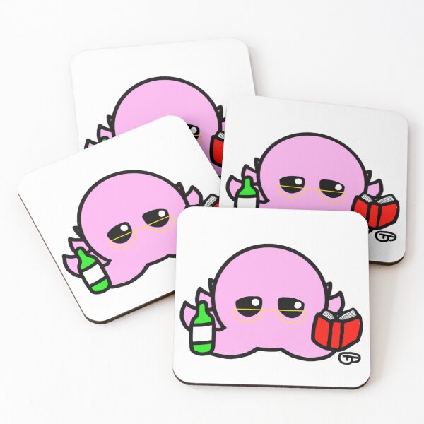 Item preview, Octopus Reading and Drinking Soda designed and sold by MrGuin.