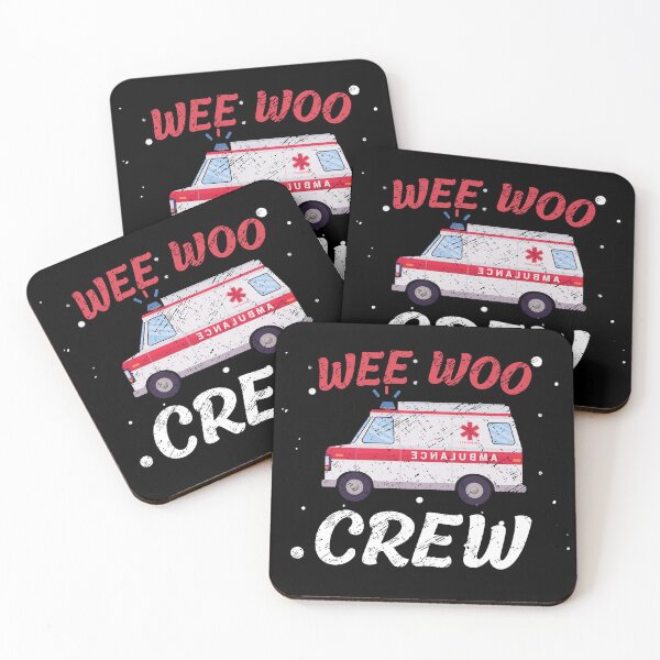 Item preview, Wee Woo Crew Ambulance Funny  designed and sold by diip.