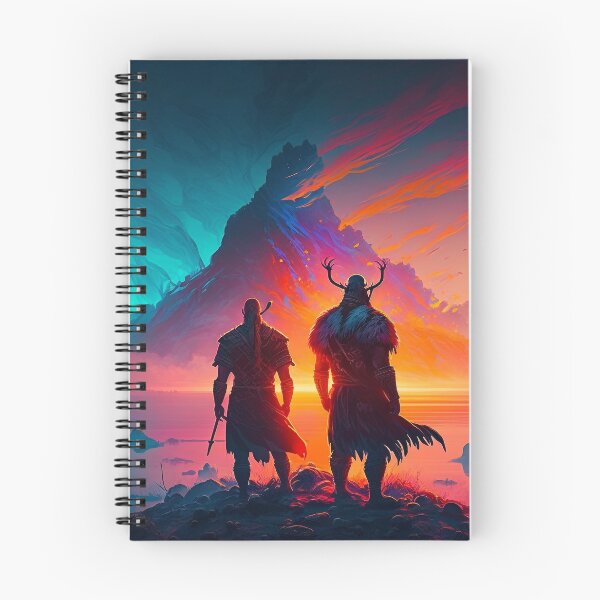 Item preview, Valheim Vikings Nearing the Mountain designed and sold by AICreateWorlds.