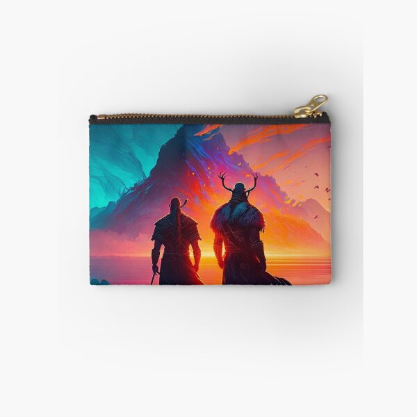 Item preview, Valheim Vikings Nearing the Mountain designed and sold by AICreateWorlds.