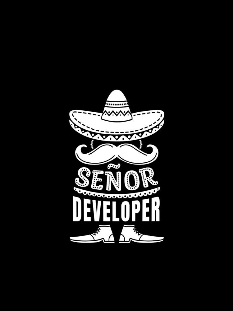 Thumbnail 4 of 4, iPhone Case, Senor Developer White Design designed and sold by DevBox.