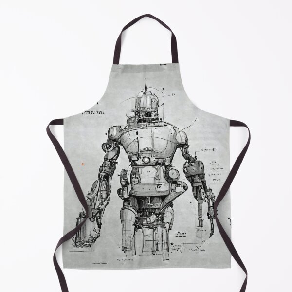 Item preview, Technical Drawings and blueprint of imaginary Robots. designed and sold by The-Dark-Art.