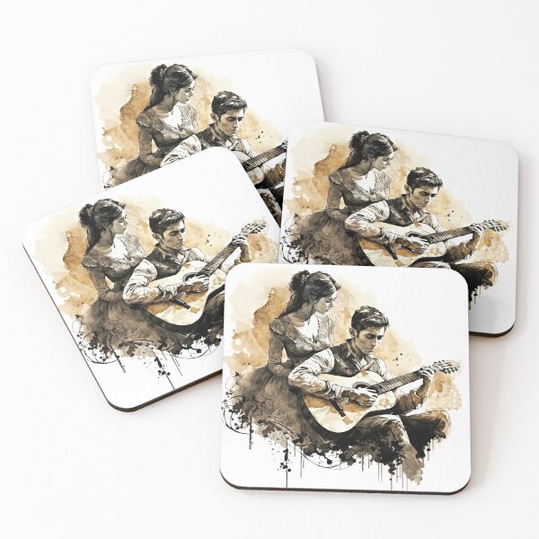 Item preview, Classical Guitarist Painting designed and sold by wallycobra.