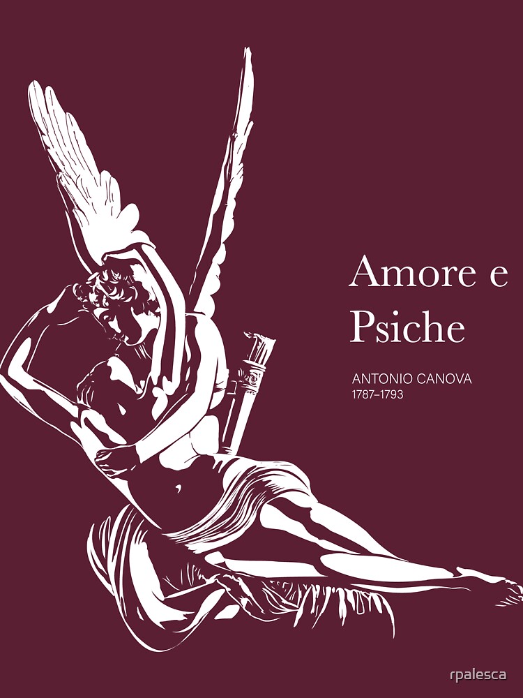 Amore e Psiche' by Canova Fine Art Illustration Essential T-Shirt for Sale  by rpalesca