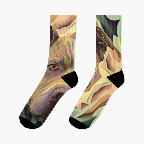 Item preview, A Fractal Design of A Pit Bull designed and sold by Daniel Leighton.