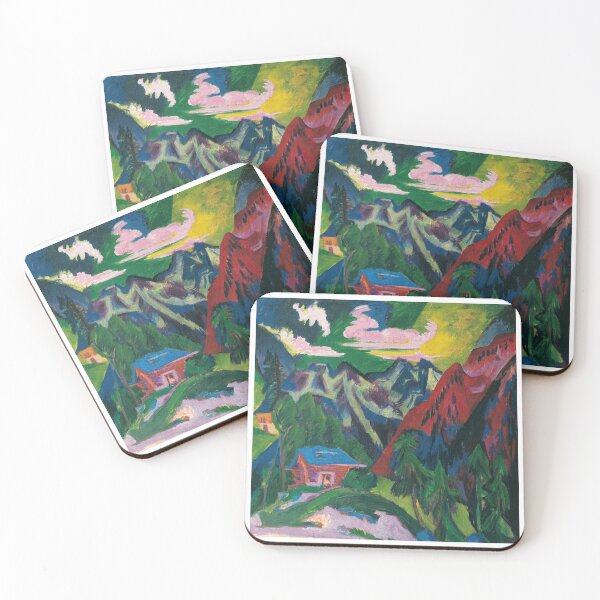 Item preview, Ernst Ludwig Kirchner Die Klosterser Berge (1923) The Klosters Mountains designed and sold by TeeARTHY.