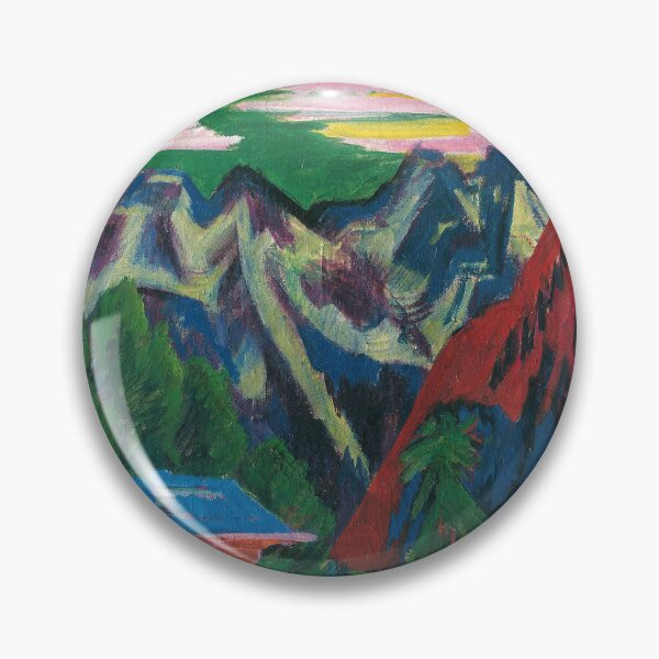 Item preview, Ernst Ludwig Kirchner Die Klosterser Berge (1923) The Klosters Mountains designed and sold by TeeARTHY.