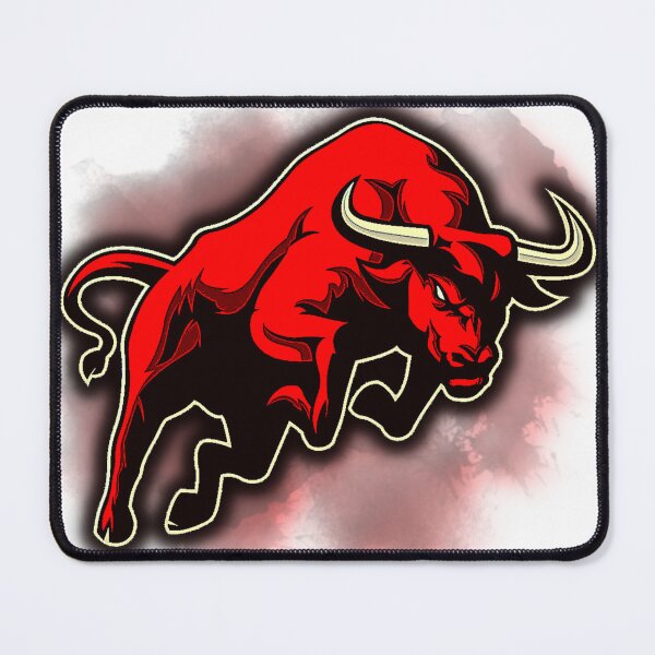 Item preview, red angry bull designed and sold by Lucky4S.