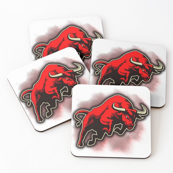 Item preview, red angry bull designed and sold by Lucky4S.