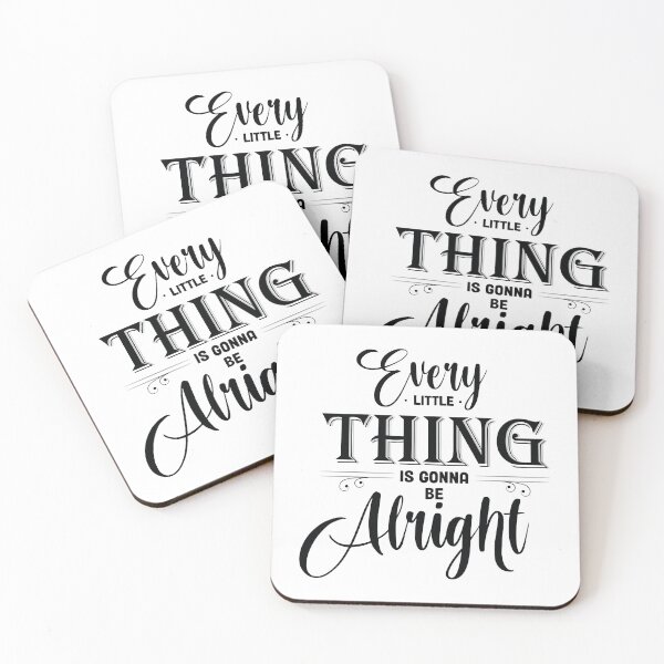 Item preview, Every little thing is gonna be alright designed and sold by snowgirlshop.