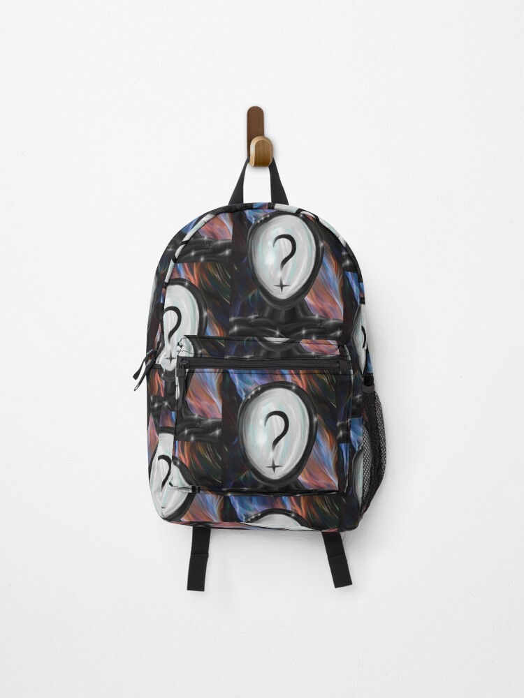 Thumbnail 1 of 3, Backpack, Question Mark Man ??? designed and sold by eXo-Designs.
