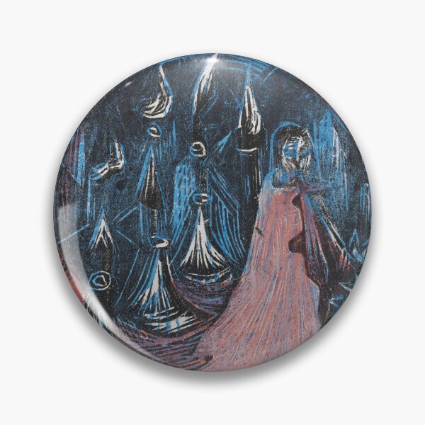 Item preview, Ernst Ludwig Kirchner The man with the double-edged sword. – Vision of the Seven Candlesticks (1918) designed and sold by TeeARTHY.