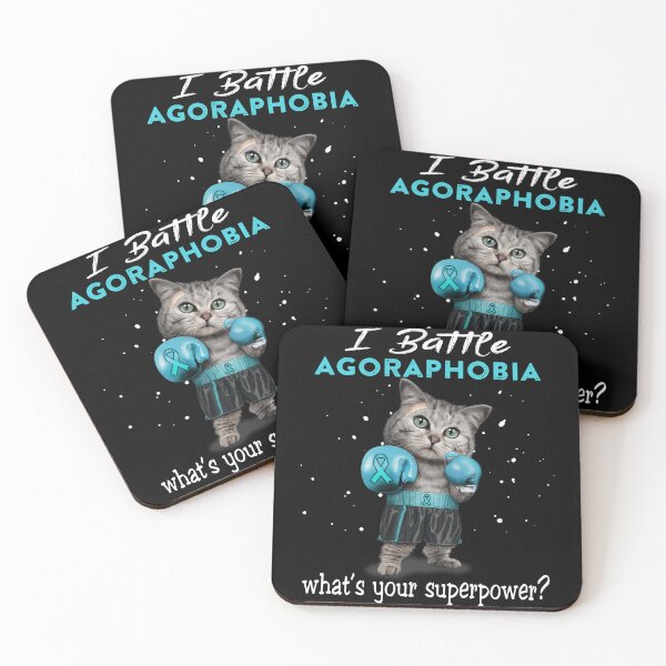 Item preview, Agoraphobia Warrior - I Battle Agoraphobia What Is Your Superpower? designed and sold by Jennpak.