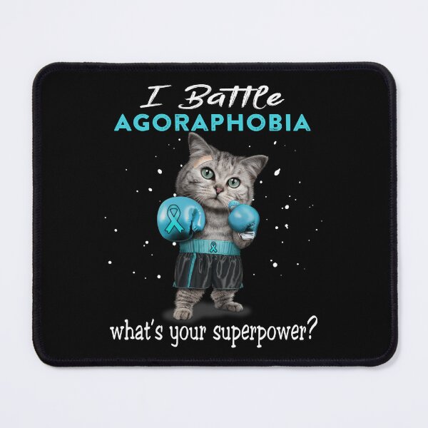 Item preview, Agoraphobia Warrior - I Battle Agoraphobia What Is Your Superpower? designed and sold by Jennpak.