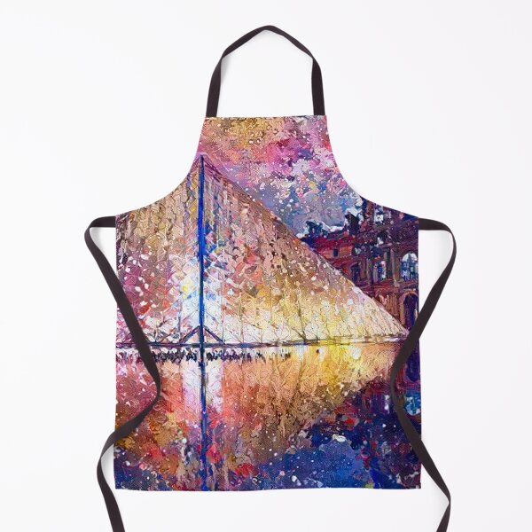 Item preview, The Louvre Museum in Paris, France Travel Vacation Digital Painting Art Memory designed and sold by BBTravels.