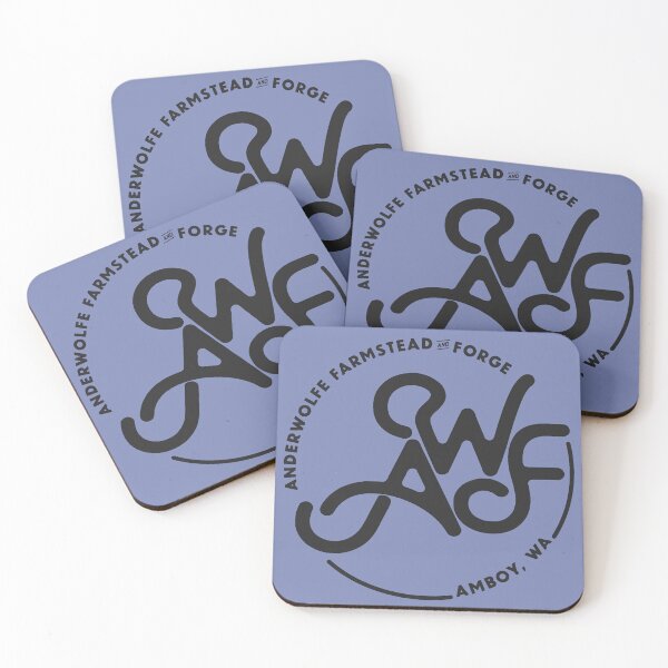 Item preview, AnderWolfe Farmstead and Forge Circle Logo Black designed and sold by Aethervision.
