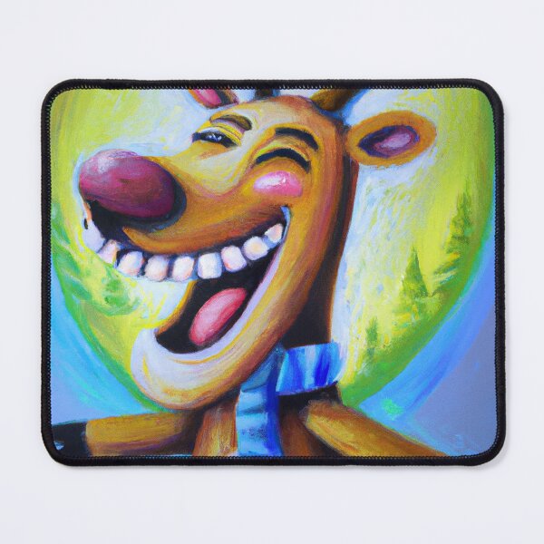 Item preview, A happy Reindeer designed and sold by MyOilArt4you.