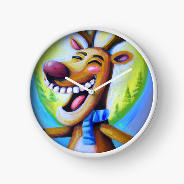 Item preview, A happy Reindeer designed and sold by MyOilArt4you.