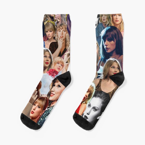 Taylor Swift collage Socks