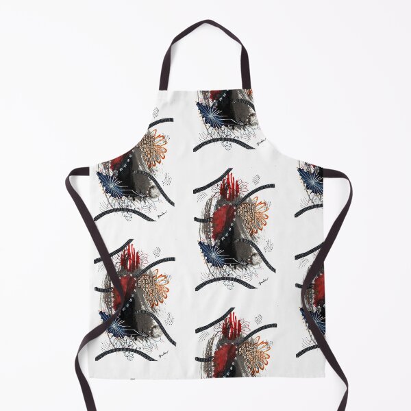 Item preview, Midnight waterholes and grevilleas designed and sold by creativeabyss.
