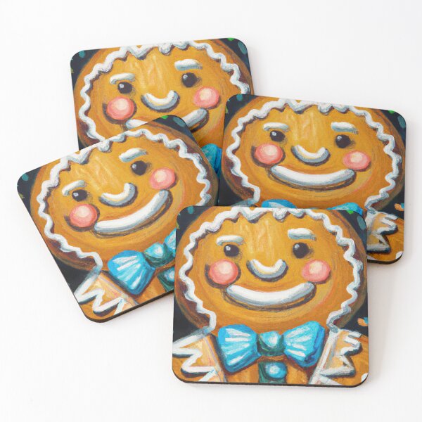 Item preview, A happy gingerbread designed and sold by MyOilArt4you.