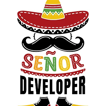 Artwork thumbnail, Senor Developer Colors Design by DevBox