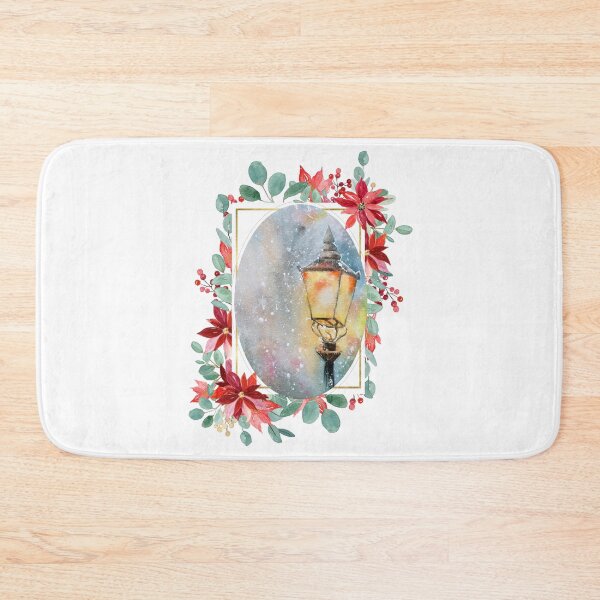 Item preview, Victorian Lamp Post  in Gold Frame with Red Flowers designed and sold by CreativNode.