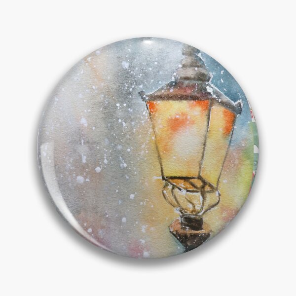 Item preview, Victorian Lamp Post  in Gold Frame with Red Flowers designed and sold by CreativNode.