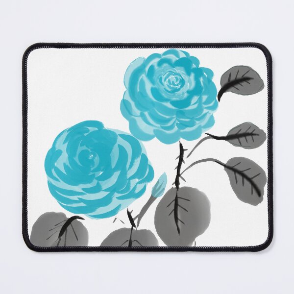 Item preview, Blue rose suibokuga designed and sold by StudioMasha.