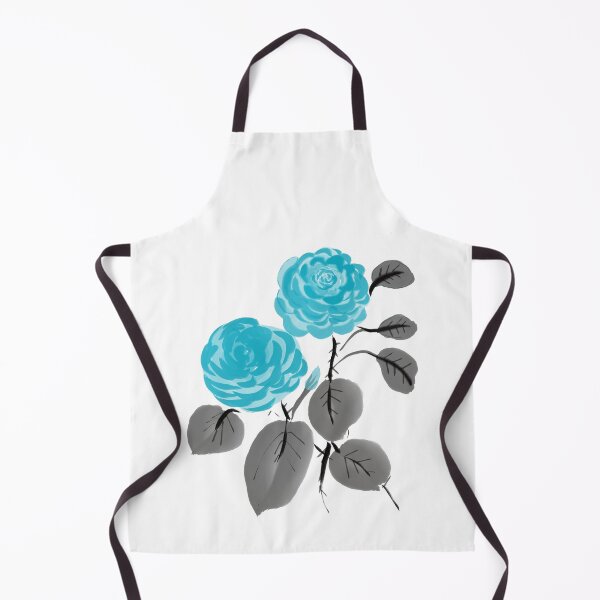 Artikelvorschau, Suibokuga der blauen Rose entworfen und verkauft von StudioMasha.