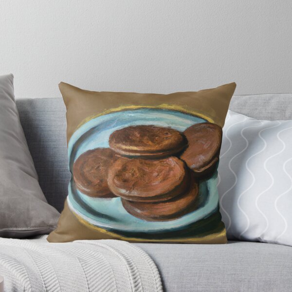 Item preview, Chocolate Cookies on a plate designed and sold by MyOilArt4you.