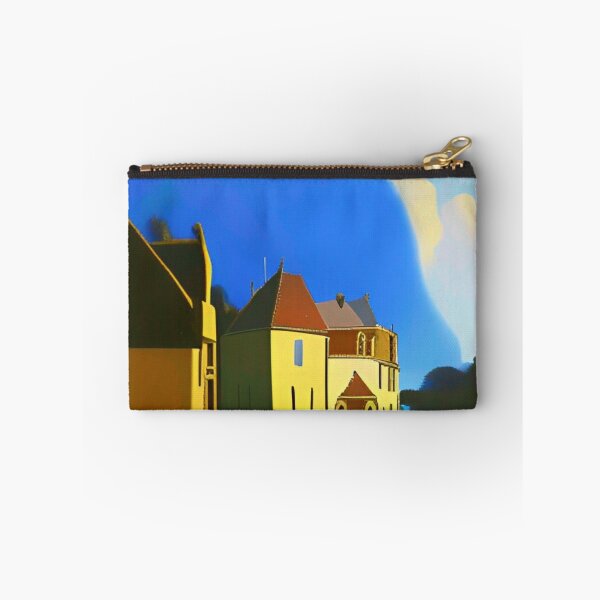 Item preview, Colorful, calm, abstract landscape wall art as prints, on canvas, or large posters. Vermeer style. Wall art decor for your home.   designed and sold by JoelsCorner.
