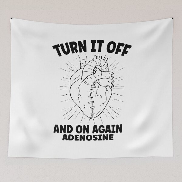 Item preview, Turn it off and on again Adenosine Cardiac Nurse designed and sold by Toumi ⭐⭐⭐⭐⭐.