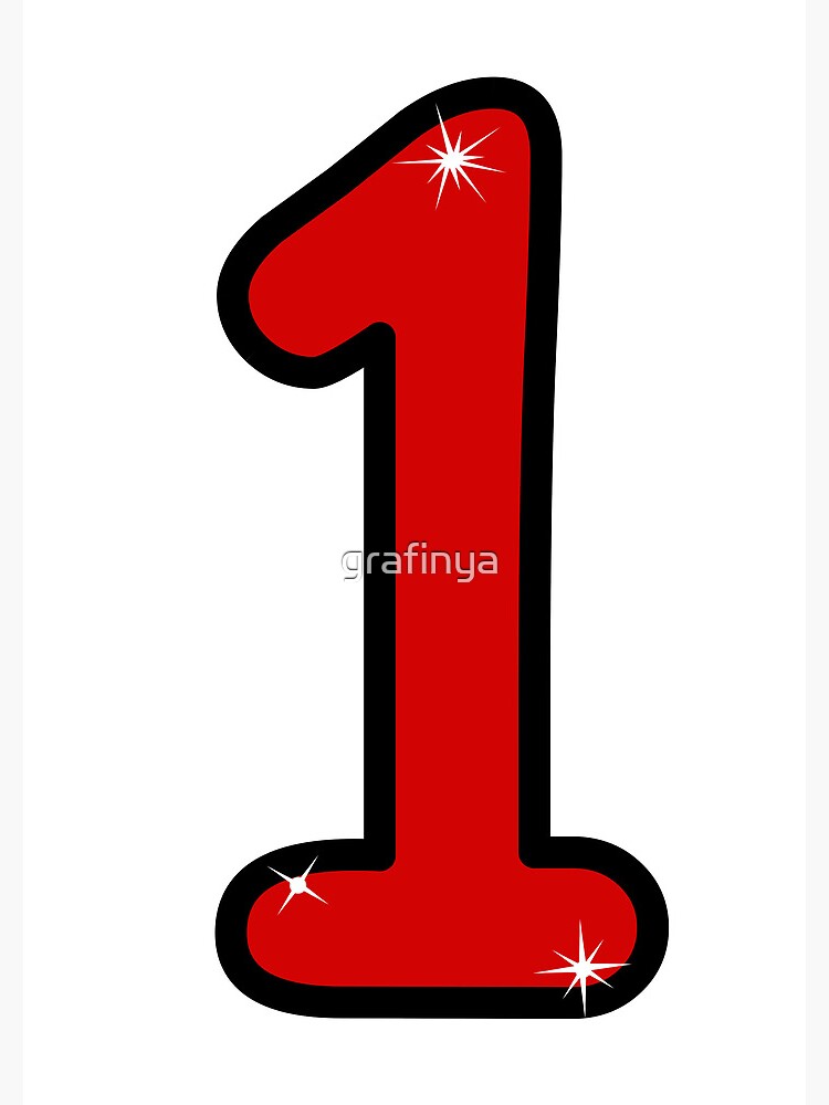 Numeral 1, one, 1 year, number 1, number one, 1 year old, 1st  