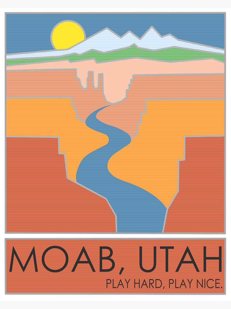 Thumbnail 3 of 3, Sticker, Moab, Utah - Fisher Towers designed and sold by strayfoto.