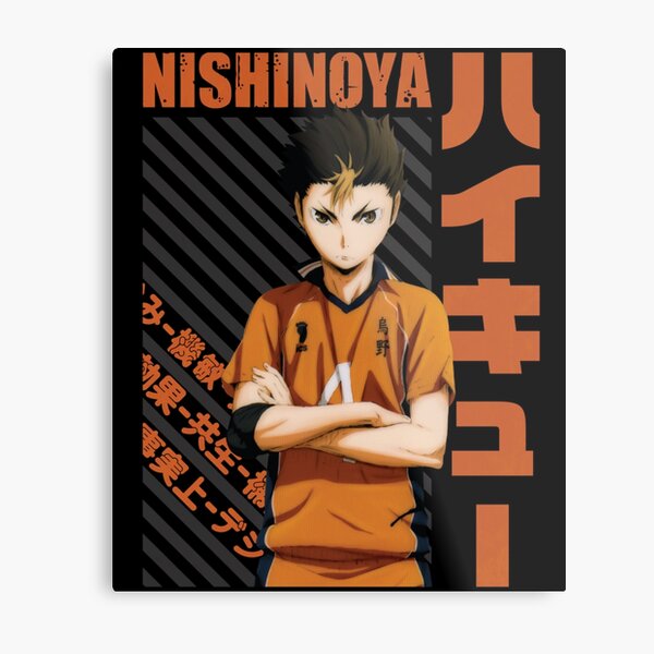 Nishinoya Yuu Haikyuu' Poster, picture, metal print, paint by