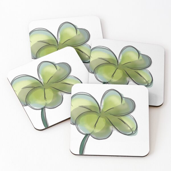 Item preview, Four leaf clover bokusaiga designed and sold by StudioMasha.