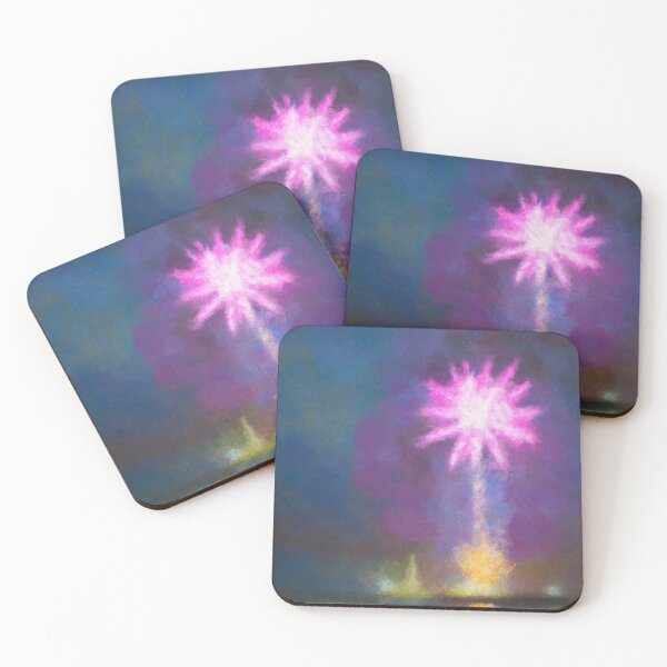 Item preview, firework at midnight designed and sold by MyOilArt4you.
