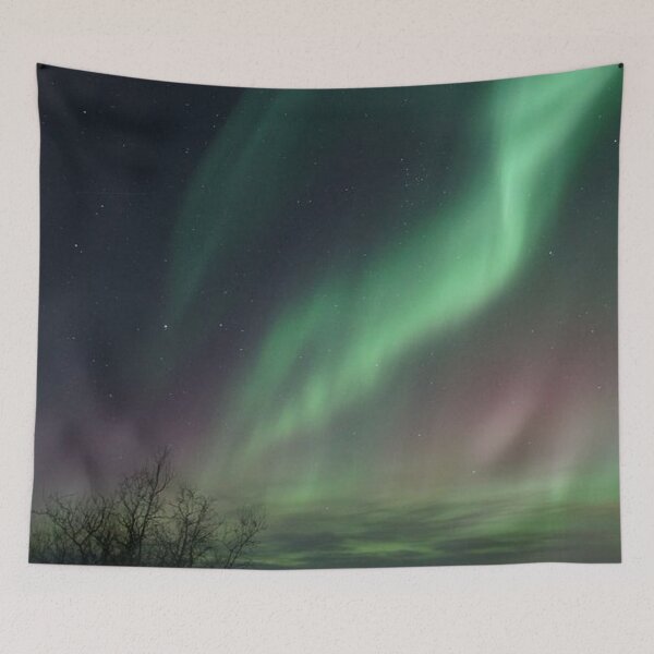 Item preview, Beautiful northern lights on the sky designed and sold by Durgaa D.