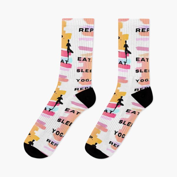 Item preview, Eat sleep yoga repeat designed and sold by SanelaLuckyStar.