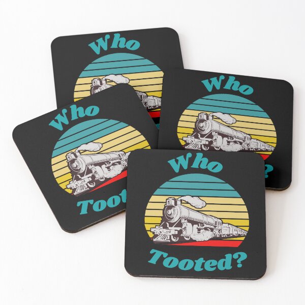 Item preview, Who Tooted? Retro Train, Train, Vintage Train 4 designed and sold by CreativeBuys.