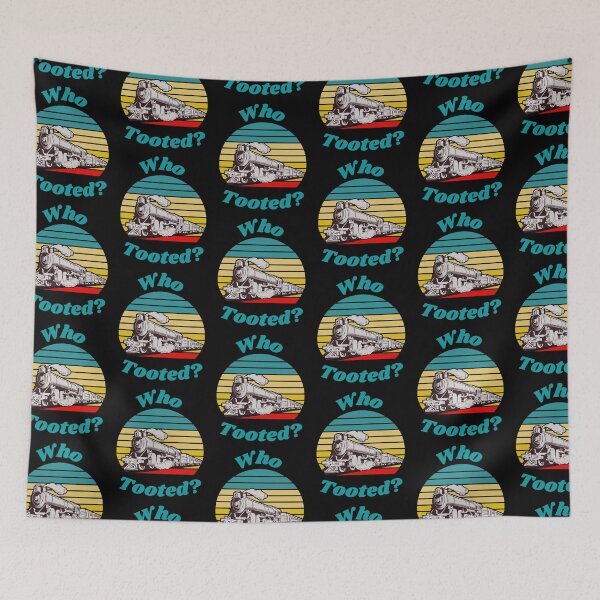 Item preview, Who Tooted? Retro Train, Train, Vintage Train 4 designed and sold by CreativeBuys.