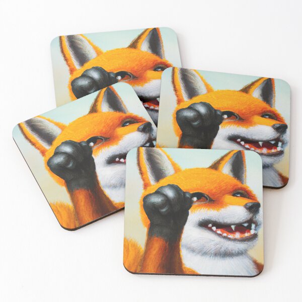 Item preview, adorable fox designed and sold by MyOilArt4you.
