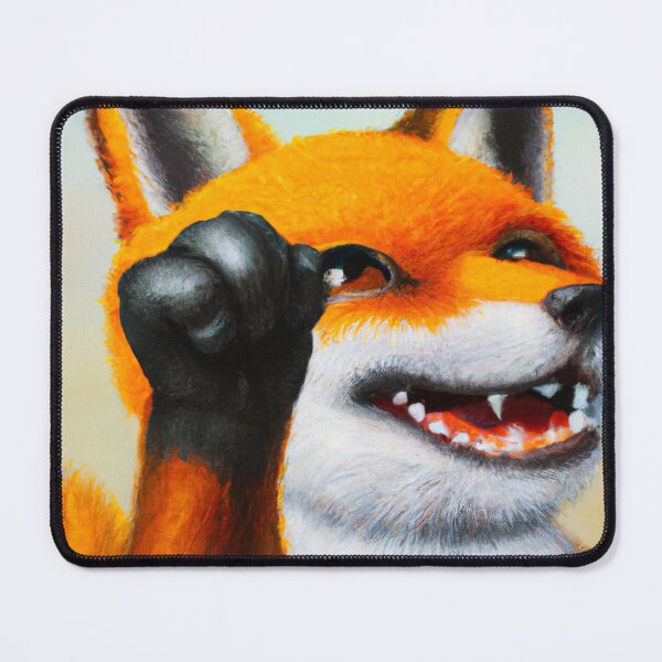 Item preview, adorable fox designed and sold by MyOilArt4you.