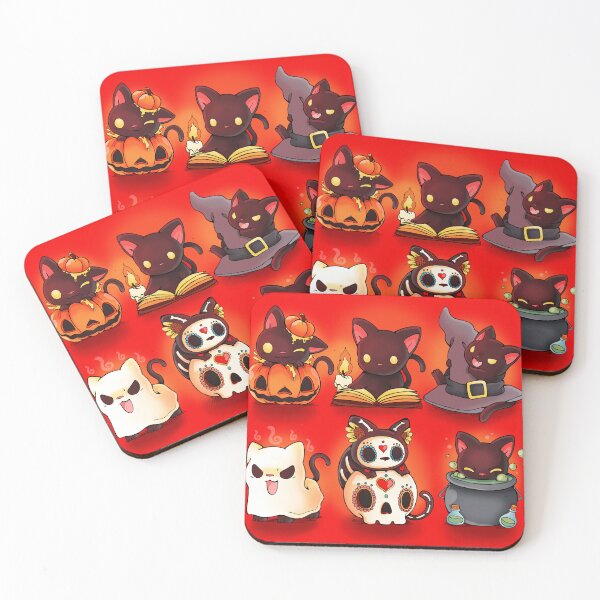 Item preview, Halloween Cats designed and sold by VallinArt.
