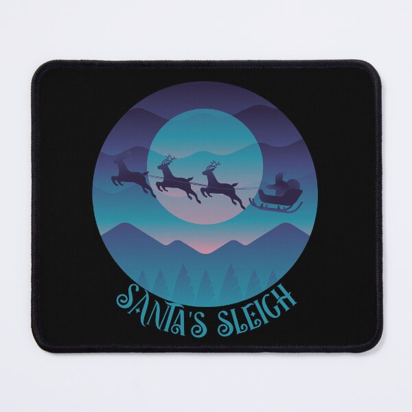 Item preview, Santa's Sleigh in the Mountains - Christmas Design designed and sold by CreativNode.