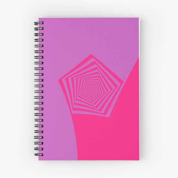 Item preview, Spiral Pentagon in Pink Tones designed and sold by Objowl.