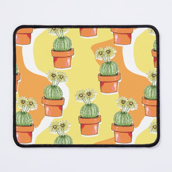 Item preview, Cute Yellow Flowered Potted Cactus  designed and sold by LaBellCreative.