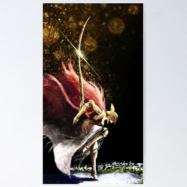 Handmade oil painting on demand handcrafted wall artwork oil canvas video game fan art - Malenia Elden cheapest Ring 2 portrait fantasy art sword