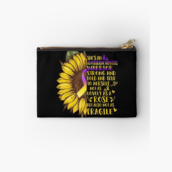 Item preview, She is an Autoimmune Hepatitis Warrior Strong and Bold and True to Herself not as Lovely as a ROSE but also not as FRAGILE designed and sold by EdithShop59.